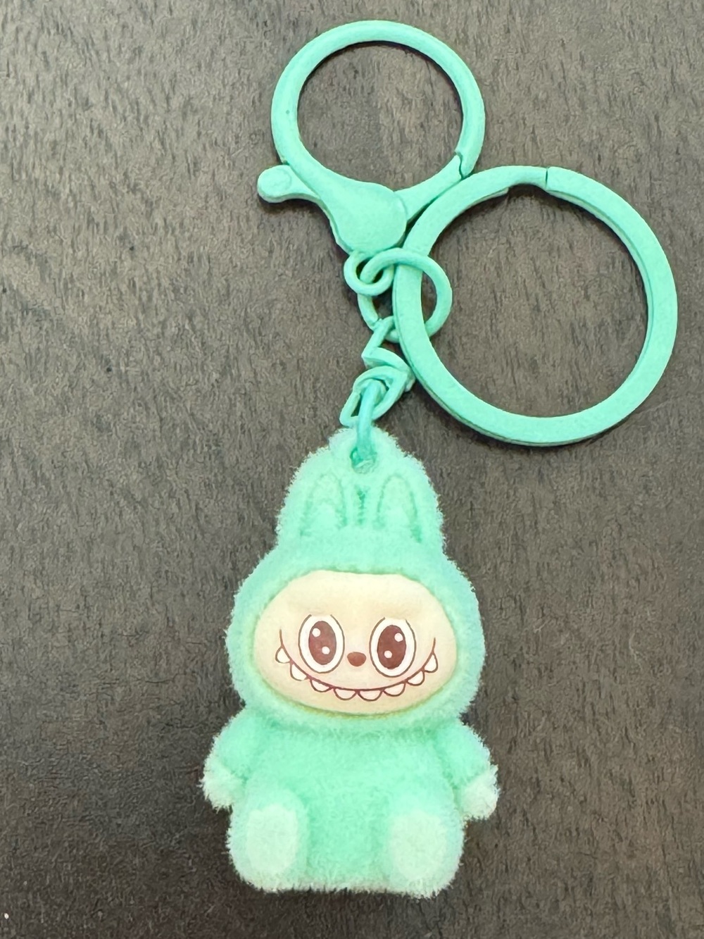 Green Labubu Keychain (4cm)